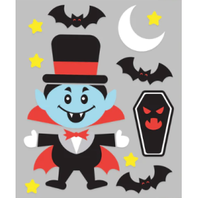 Decoración Gel Vampiro 20 X 25 Cm