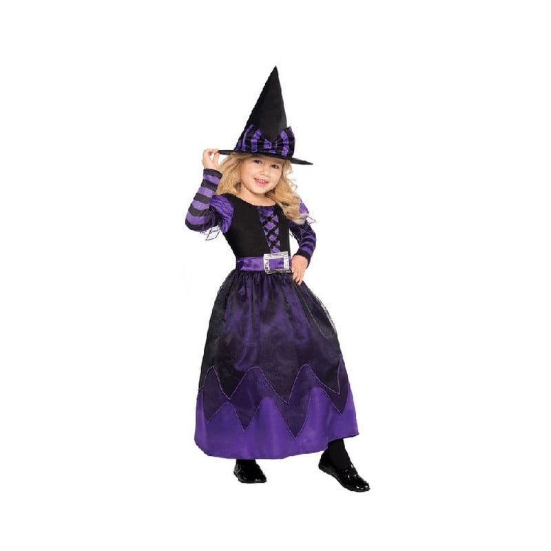 Disfraz Brujita Lila 3-4 Años