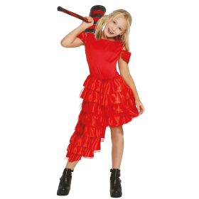 Disfraz Dangerous Rojo 5-6 Años
