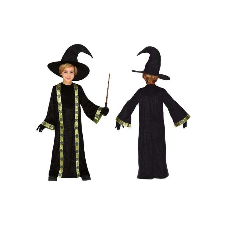 Disfraz Mago Negro 5-6 Años