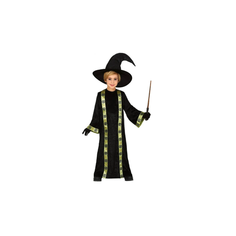 Disfraz Mago Negro 5-6 Años