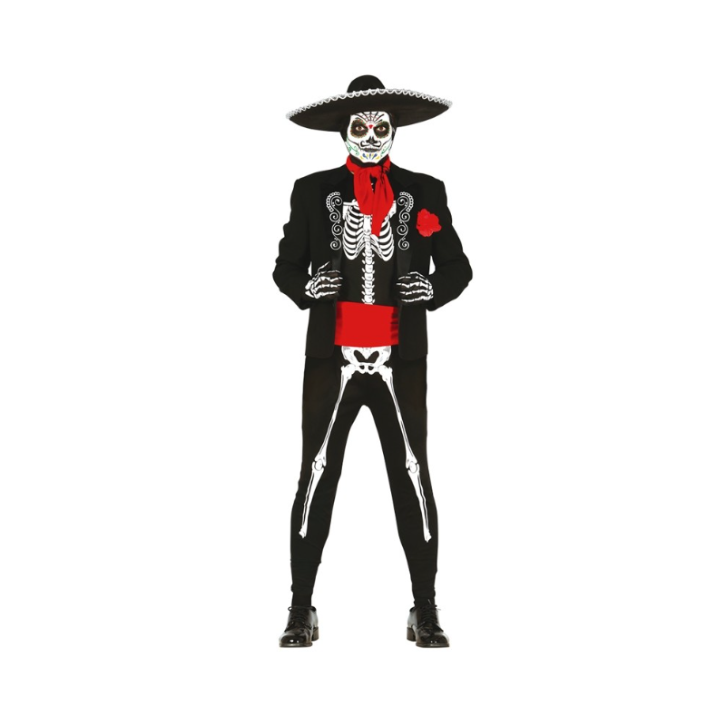 Disfraz Esqueleto Mexicano Talla 52-54