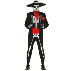 Disfraz Esqueleto Mexicano Talla 54-56