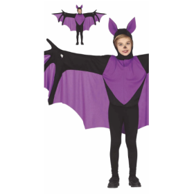 Disfraz Murciélago Morado 10-12 Años
