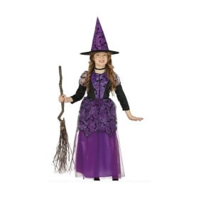 Disfraz De Brujita Lila 3-4 Años