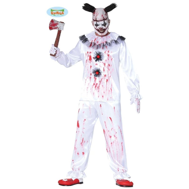 Disfraz Payaso Asesino Blanco 52-54