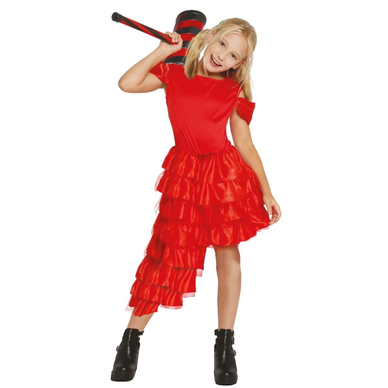 Disfraz Dangerous Rojo 7-9 Años