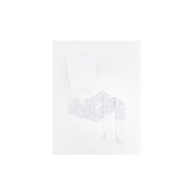 Medias Blancas Con Diamantes Talla 3-8