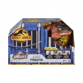 Jurassic World Pirorraptor Enjaulado en Llamas