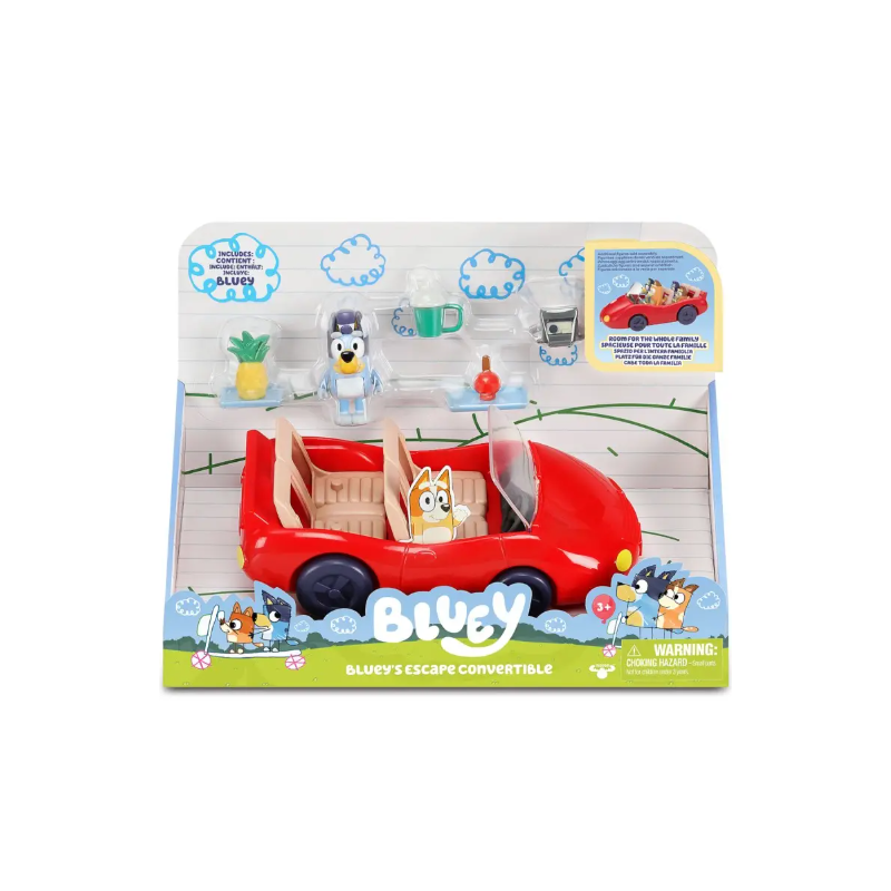 Vehículo Descapotable Bluey