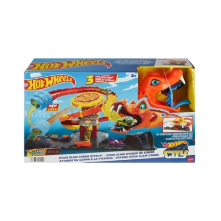 Hot Wheels City Ataque Pizza Slam Cobra