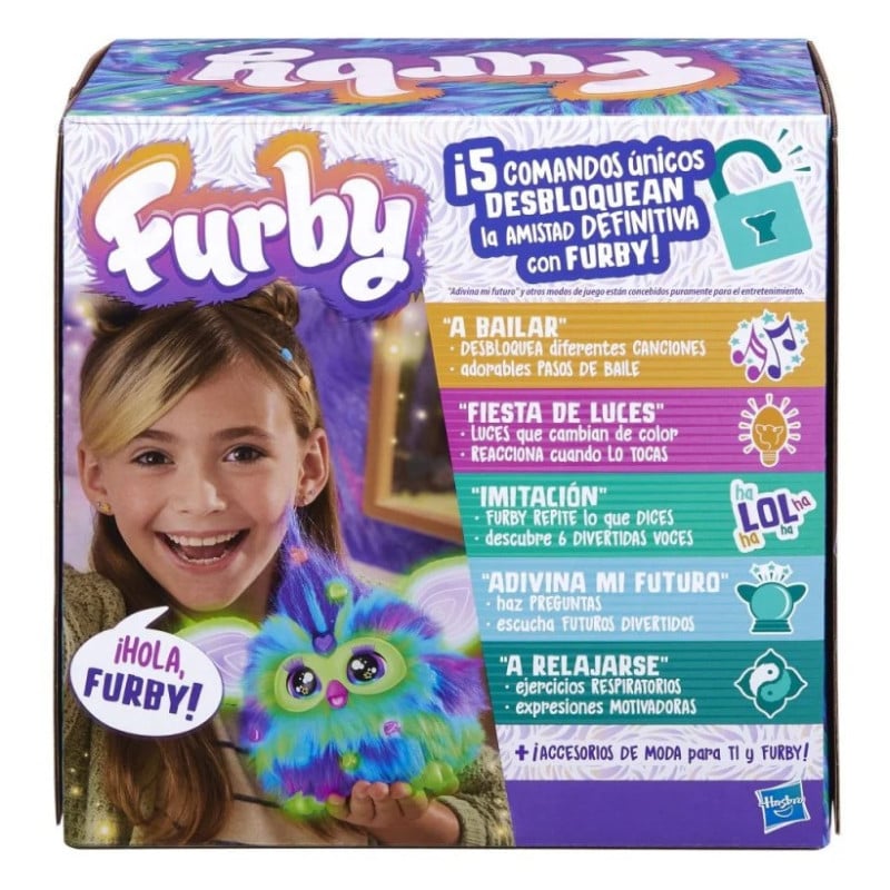 Furby Galaxy Brilla en la Oscuridad