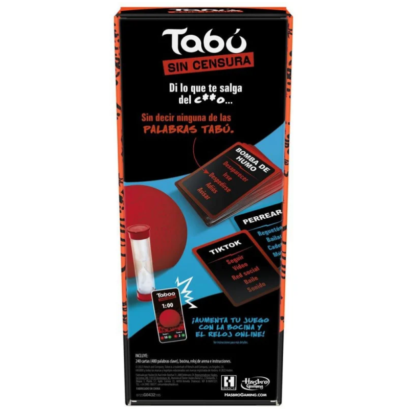 Juego Tabú Sin Censura