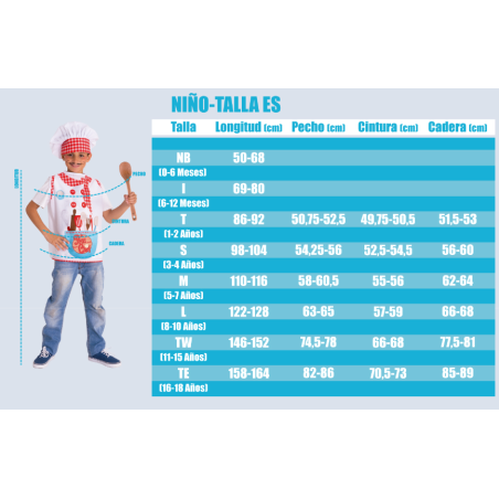 Disfraz Momia Chuli 8-10 Años