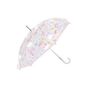 Paraguas Transparente Unicornios 46 Cm.