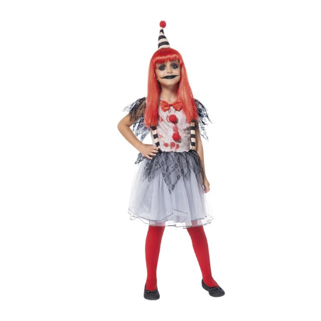Disfraz Payasa Sanguinaria 9-10 Años