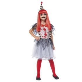Disfraz Payasa Sanguinaria 7-8 Años