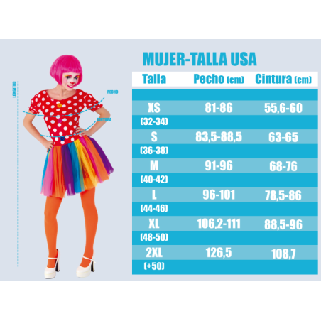 Disfraz Harley Quinn Adulto Talla M