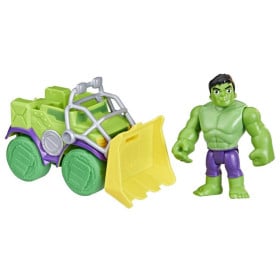 Spidey Figura Y Camión Demoledor Hulk