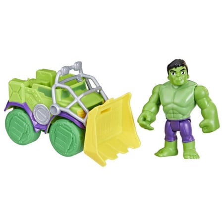 Spidey Figura Y Camión Demoledor Hulk