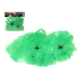 Bolsa Telaraña Verde con Dos Arañas 20Gr
