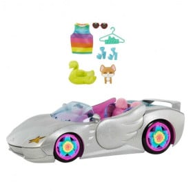 Barbie Extra Coche Con Alas y Mascota 2