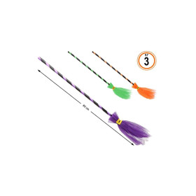 Escoba Bruja 80Cm Multicolor Surtido