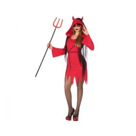 Disfraz Demonio Vestido Rojo Talla M-L