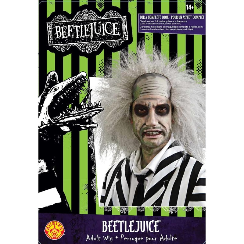 Peluca Beetlejuice Adulto
