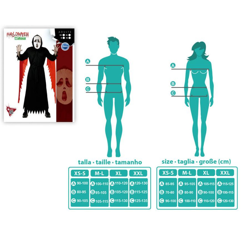 Disfraz Tenebroso Talla XL