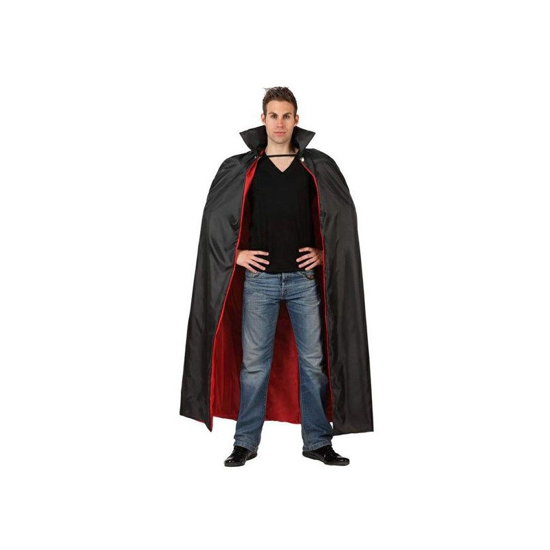 Capa Vampiro Negra Y Roja 143 Cm