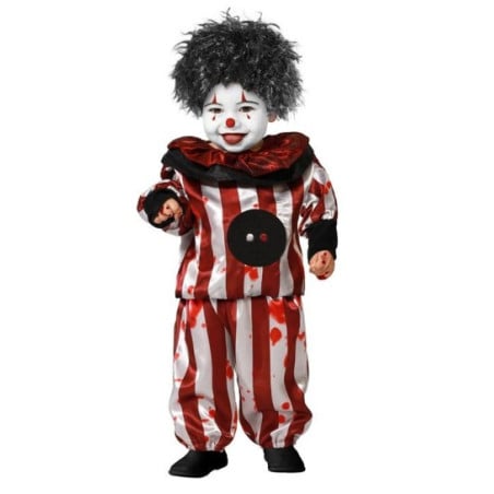 Disfraz De Payaso A Rayas 12-24 Meses