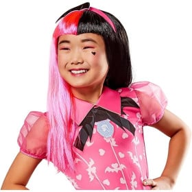 Peluca Draculaura Monster High Infantil