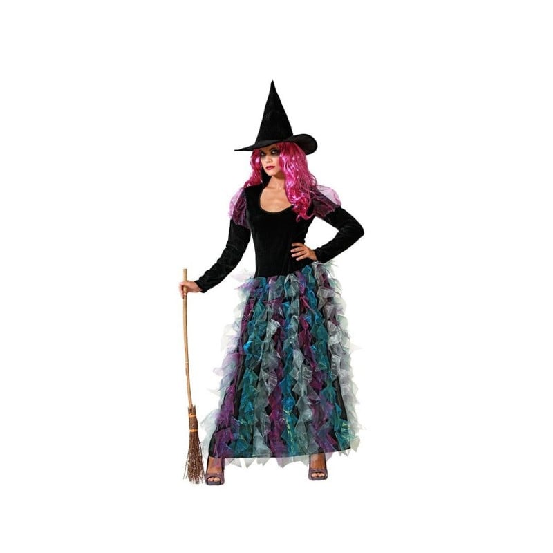 Disfraz Bruja Verde Adulto Talla XS-S