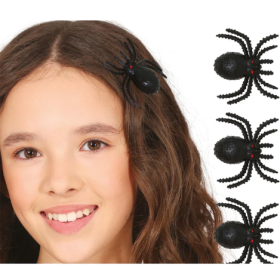 Set 3 Pinzas Pelo Arañas 3 Cm