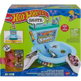 HOT WHEELS FLUSH & GO BOWL SET DE JUEGO