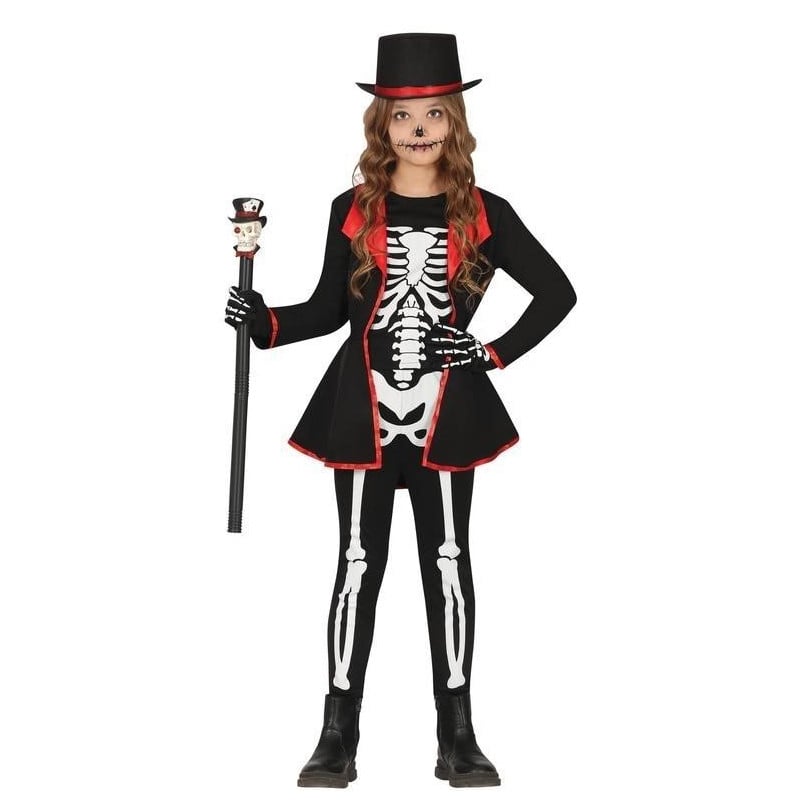 Disfraz Esqueleto Elegante Inf. 3-4 Años