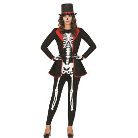 Disfraz Esqueleto Elegante Adulta Talla L