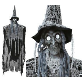 Decoración Colgante Bruja Negra 130 Cm