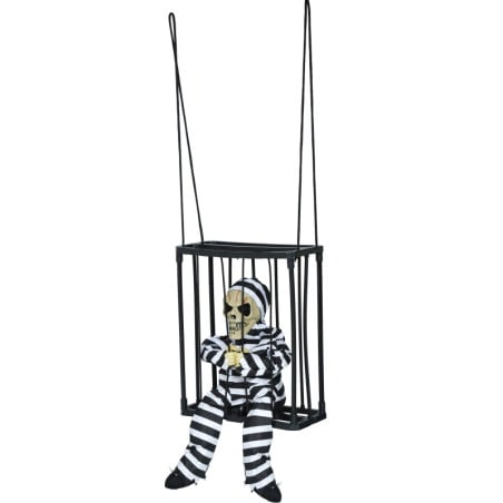 Decoración Esqueleto Encarcelado