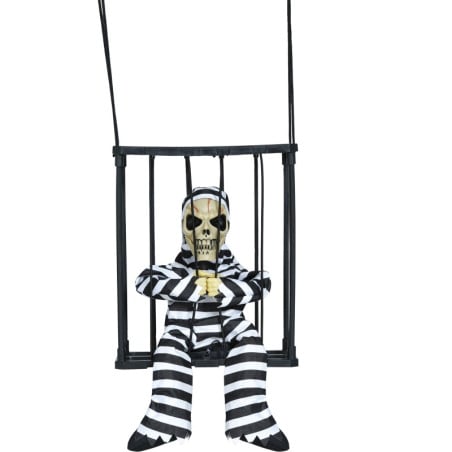 Decoración Esqueleto Encarcelado