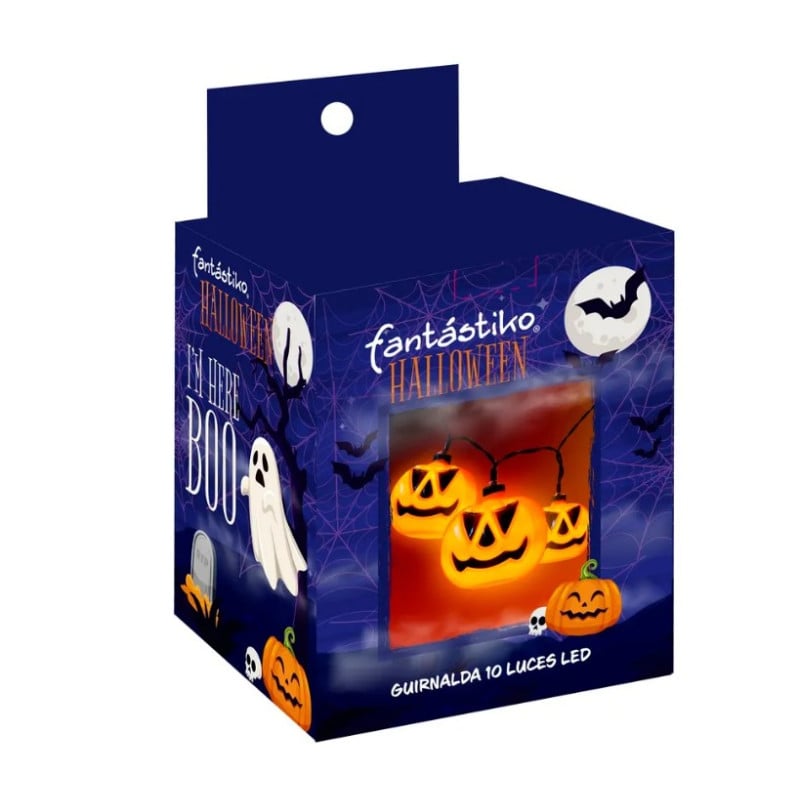 Guirnalda Calabazas con Luces LED