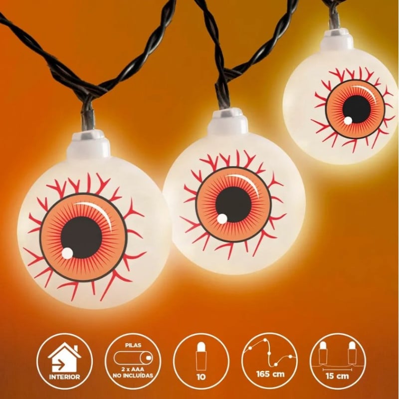 Guirnalda Ojos Sangrientos con Luces LED
