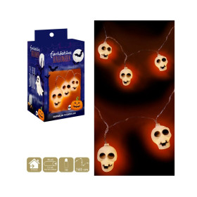 Guirnalda Calaveras con Luces LED