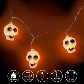 Guirnalda Calaveras con Luces LED 2