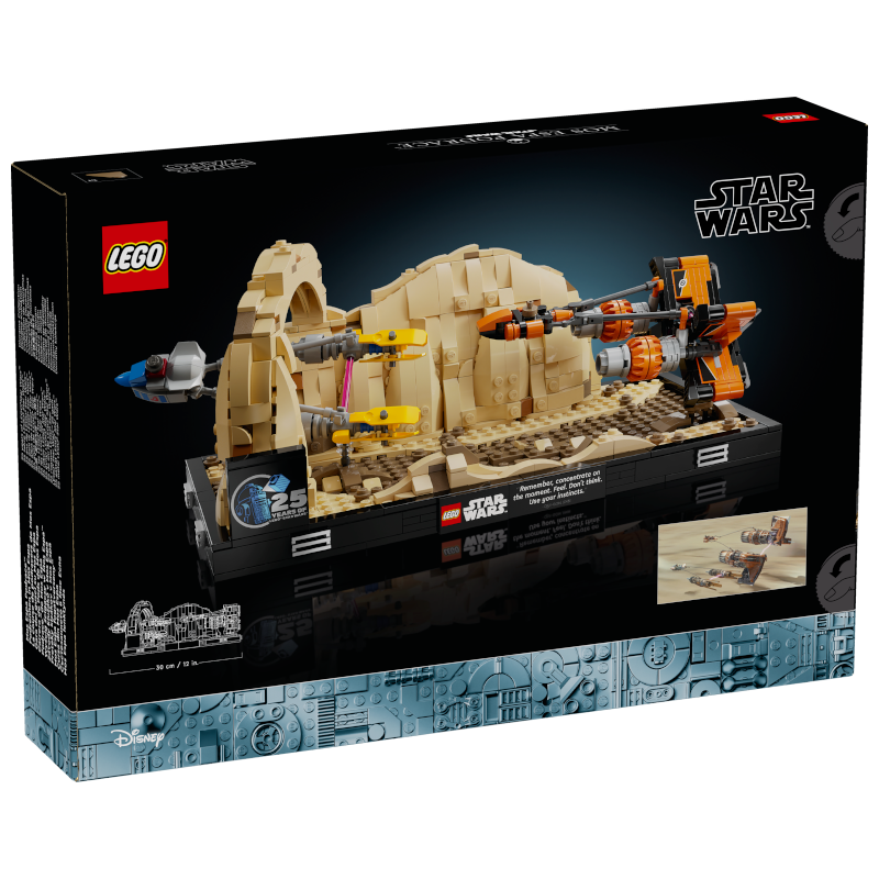 LEGO Star Wars Diorama Carrera de Vainas de Mos Espa