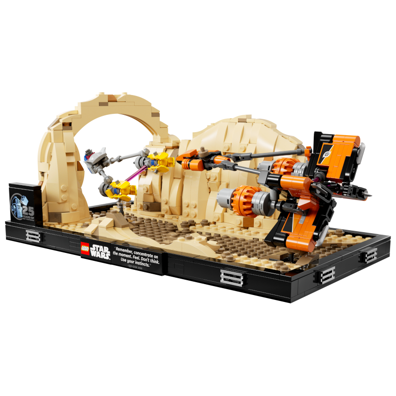 LEGO Star Wars Diorama Carrera de Vainas de Mos Espa