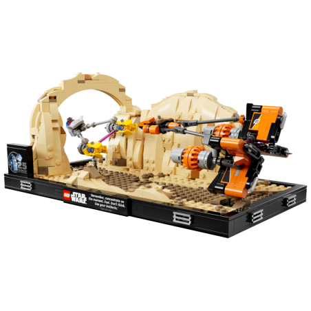 LEGO Star Wars Diorama Carrera de Vainas de Mos Espa