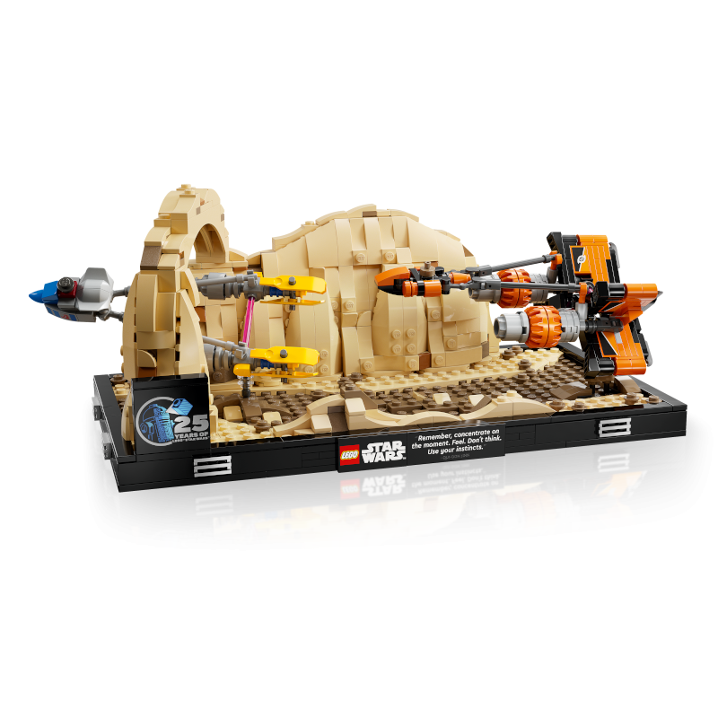 LEGO Star Wars Diorama Carrera de Vainas de Mos Espa