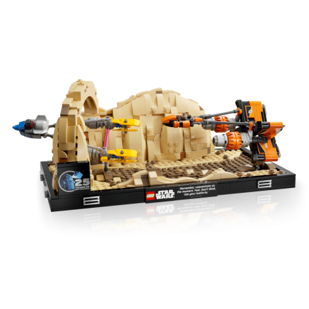LEGO Star Wars Diorama Carrera de Vainas de Mos Espa